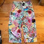 Natori  silk pants oriental prints size small Photo 0