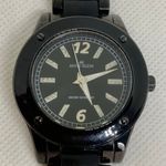 Anne Klein  women black tone watch 35mm round quartz analog size 5.5” running Photo 2