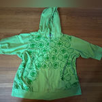 Torrid Y2K Lime Green Lime Shorter-Sleeved Hoodie Sweatshirt, Size 3X Photo 0