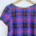 L.L.Bean Signature Tartan Plaid Wool Blend Dress Photo 1