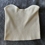 Crescent Strapless Sweater Top Photo 0