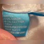 J. McLaughlin  white, sleeveless blouse with eyelet detailing/pop pop sleeves; S Photo 7