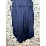 ALC Frank A.L.C. Odin Poplin Midi Asymmetric Cotton Dress Maritime Navy Blue Size 8 NWT Photo 8