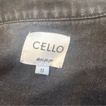 Cello  Patch & Frayed Black Denim Jacket Photo 8