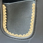 Jack Rogers Sallie Rain Boots in Gray Rubber with a Scalloped Edge Size 10M Photo 3