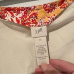 J Jill linen wide leg cropped pants khaki tan size 10 Photo 2