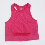 Free People  Ribbed Cropped Boho Racerback Tank Top Photo 0