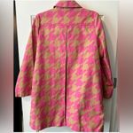 Isaac Mizrahi  Target 20th Anniversary Pink/Beige Houndstooth Jacket Size Small Photo 1