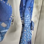 Y2K l.e.i. Printed Long Fluted Sleeve Cottagecore Fairy Boho size L Large Blue Photo 9