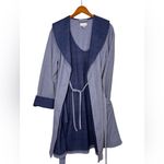 Anne Lewin Blue and Ligth Blue Knit Top Polyester Size M Photo 5