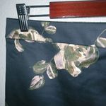 J. Crew The Pencil Skirt 4 Mini Skirt in Darkest Navy Roses Workwear Yellow Photo 6