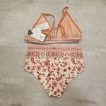 Rip Curl 💕💕 Desert Dawn Bikini Banded Triangle Top (M) + High Waisted Bottom (S Photo 1