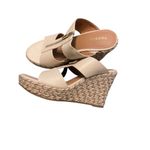 Torrid Zip Front Slip on platform Wedge Tan size 8.5 WW Photo 2