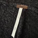 Free People  Black Wool Mohair Blend Chunky Open Cardigan Photo 4