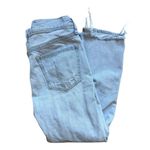Gap Womens Denim Raw Hem Mid Rise Boyfriend Button Fly Light Rinse Jeans - Sz 27 Photo 3