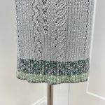 Zadig & Voltaire Jessy Silver Metallic Knit Midi Dress Sz S Photo 6
