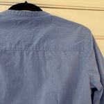 Boden Wide Bell Long Sleeve Ruffle Front Button Down Shirt Top Blue Size 6 UK 10 Photo 10