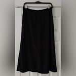Rag and Bone  Black 100 Percent Silk Midi‎ Skirt Size 4 EUC Photo 1