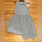 Hem & Thread Anthropologie X‎  Flowy Asymmetrical Hem Lined Mini Dress Size Small Photo 1