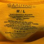 Aaliyah Graphic Yellow Short Sleeve Concert T Photo 8