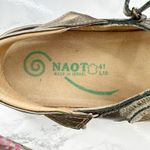 Naot Rongo Mary Jane Slingback Koru Brass Womens 10 EU 41 Gold Photo 4