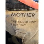 Mother Jeans Women 26 Blue Denim Night Tripper‎ The Insider Crop Fray Streetwear Photo 8