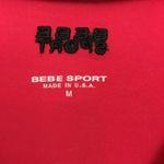 Bebe Sport Pink Deep V-Neck Cotton Spandex Dress Photo 2