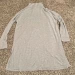 Eileen Fisher  Gray Turtleneck Long Sleeve Tunic Top‎ Minimalist Casual M/M Photo 5