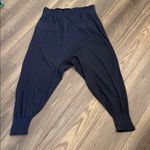 Free people harem drop crotch Black Ribbed Jogger Pants large Photo 8