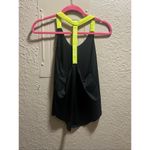 Nike  Black With Yellow Racer Back Tank Top Woman’s Size Small Photo 3
