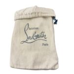 Christian Louboutin Paris Drawstring Lined Dust Bag 13"x 8"‎ Classic Collector White Photo 1