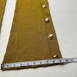 Good American  Plaited Rib‎ Boss Flare Pants GoldenRod Womens GA Size 3 Large NEW Photo 9