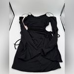 Oh Polly  RUMI Ruched Cut Out Sides Long Sleeve Mini Dress Photo 9