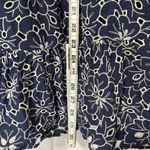 Sézane Sezane Aura babydoll eyelet floral Dress in navy blue size 2 Photo 7