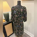 Tracy Whimsical Moody Cottagecore 90’s Black Floral Sheer Midi Dress S/M FLAW Size M Photo 3