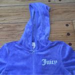 Juicy Couture  Velour Tracksuit Jacket Hazy Violet Hoodie Basic Women's XS NWT Photo 2