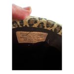 Nicole Marciano leopard print fedora hat lined 100% cotton indie boho Brown Photo 6