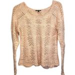 American Eagle  NWT Blush Open Knit Crochet Wool Blend Sweater Photo 0