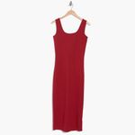 Hudson Jeans NWT  Scuba Midi Dress Small, RED DAHLIA Photo 4