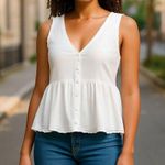 Forever 21 Babydoll Peplum Tank Photo 1