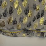 Leifdottir Metallic Firewing Gold Leaf Ruffle V Photo 9