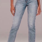 Abercrombie & Fitch Abercrombie & Fitch Curvy Love Mom High Rise Size 37 24 Long NWT Photo 0