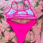 y2k hot pink bikini set Photo 7