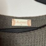 Altar'd State  dark green waffle thermal long sleeve top Photo 2