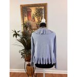 Chadwick's Chadwick’s Women Ruffled Cardigan Open Sweater Size Medium Long Sleeve Ruffle Photo 2