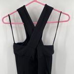 Michael Stars  Opaline Dress Size Petite Large Ribbed Black Ultra Rib Midi NWT Photo 7