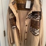Animal Print Shacket Jacket Photo 0
