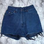 Levi's Vintage Levi’s Orange Tab Hi waisted shorts distressed cut size 9 dark wash boho Photo 0