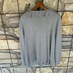 st. john's bay St John’s Bay woman’s ruffled cardigan sweater heather gray size 2X plus size Photo 5