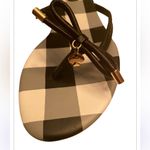 Kate Spade  Black and White Plaid Sandals Size 7 Photo 2
